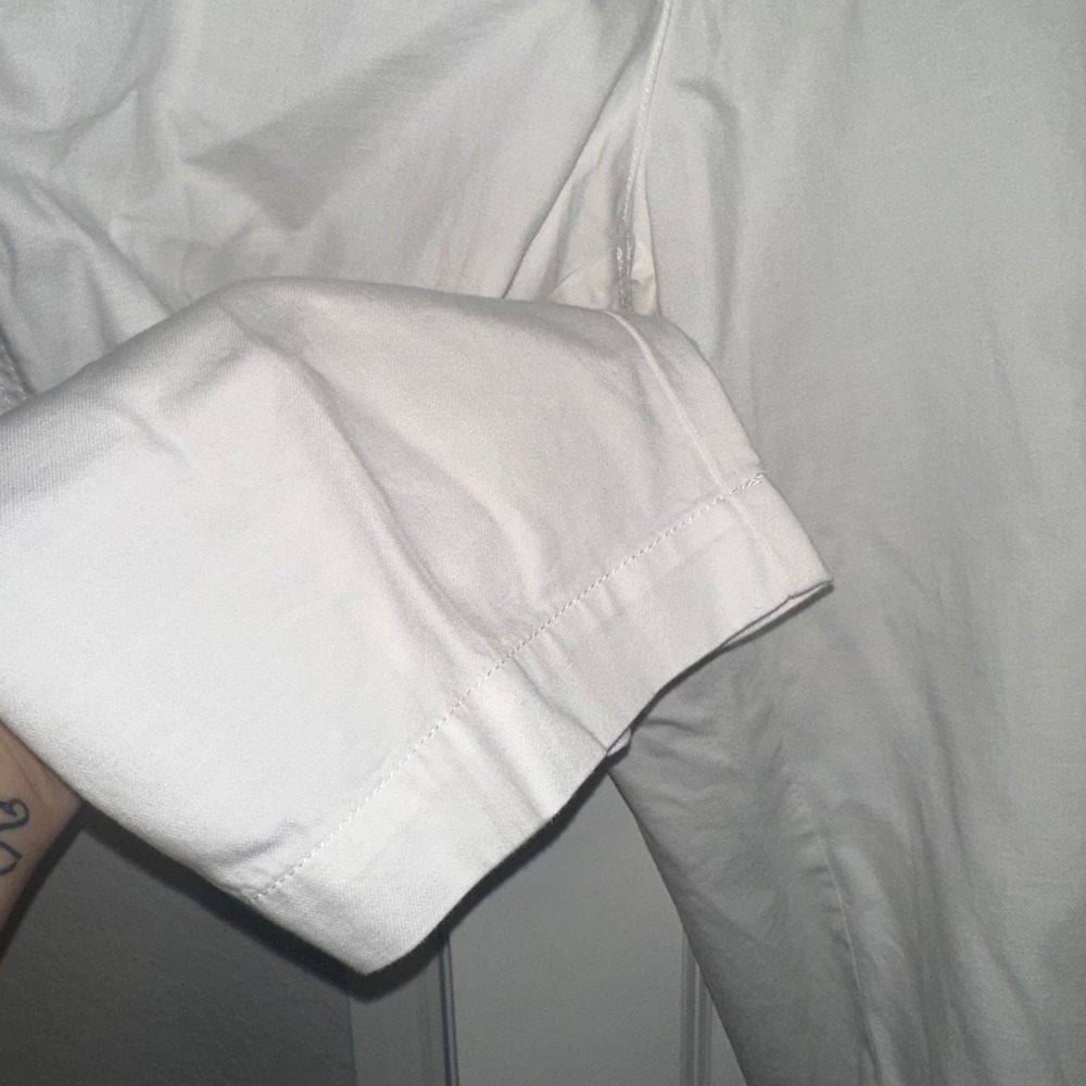 Talbots Supersoft Cargo Pants White Woman's‎ Size 20WP Cotton Linen Blend Summer - Picture 10 of 12